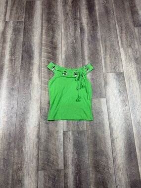 Takeout Y2K Green Top